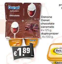 Bolama Danone Danet chocolate promoção