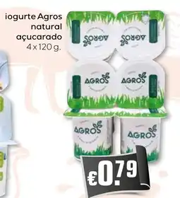Bolama iogurte Agros natural açucarado promoção