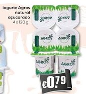 Bolama iogurte Agros natural açucarado promoção