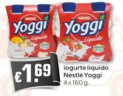 Bolama iogurte líquido Nestlé Yoggi promoção