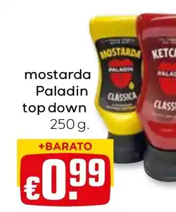 Bolama mostarda Paladin top down promoção