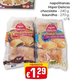 Bolama napolitanas Hiper Delícia promoção