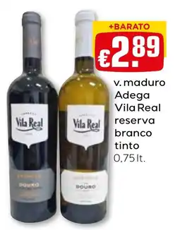 Bolama v. maduro Adega Vila Real reserva branco tinto promoção