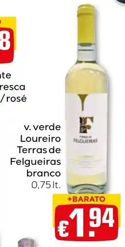 Bolama v. verde Loureiro Terras de Felgueiras branco promoção