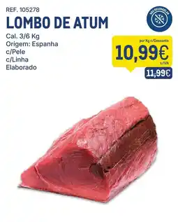 Makro Lombo de atum promoção