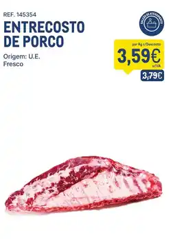 Makro Entrecosto de porco promoção