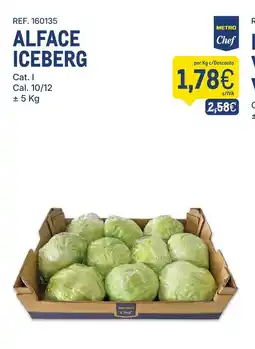Makro Alface iceberg promoção