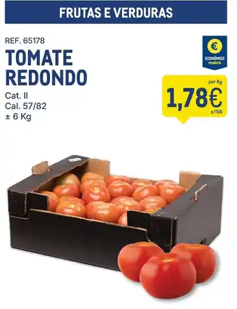 Makro Tomate redondo promoção