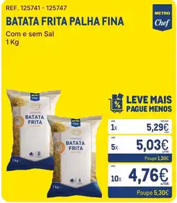Makro Batata frita palha fina promoção