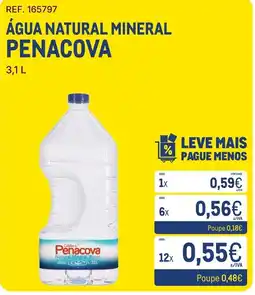 Makro Água natural mineral penacova promoção