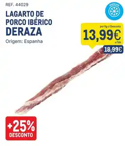 Makro Lagarto de porco ibérico deraza promoção