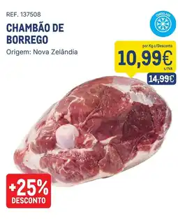 Makro Chambão de borrego promoção