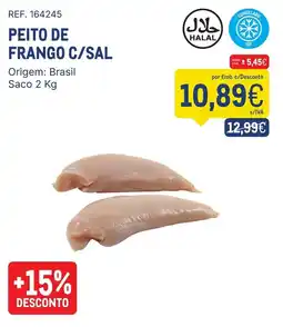 Makro Peito de frango c/sal promoção