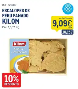 Makro Escalopes de peru panado kilom promoção