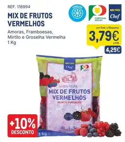Makro Mix de frutos vermelhos promoção