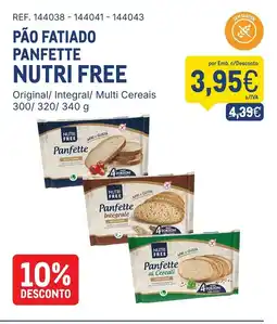 Makro Pão fatiado panfette nutri free promoção