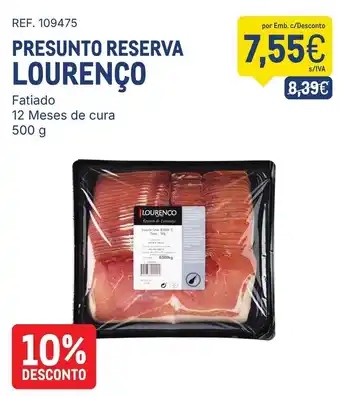 Makro Presunto reserva lourenço promoção