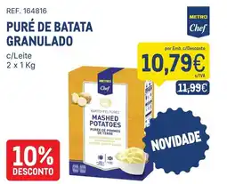 Makro Puré de batata granulado promoção