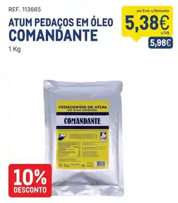 Makro Atum pedaços em óleo comandante promoção