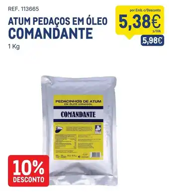 Makro Atum pedaços em óleo comandante promoção