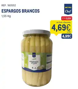 Makro Espargos brancos promoção
