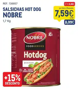 Makro Salsichas hot dog nobre promoção