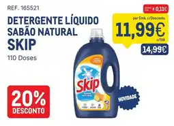 Makro Detergente líquido sabão natural skip promoção