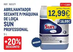 Makro Abrilhantador secante p/máquina de loiça sun professional promoção