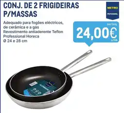 Makro Conj. de 2 frigideiras p/massas promoção