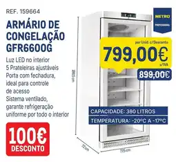 Makro Armário de congelação gfr6600g promoção