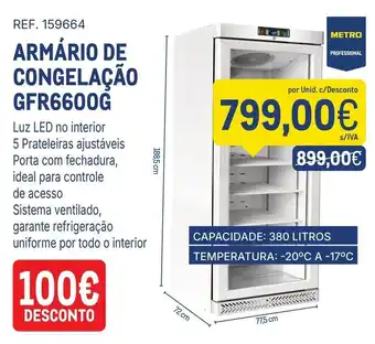 Makro Armário de congelação gfr6600g promoção