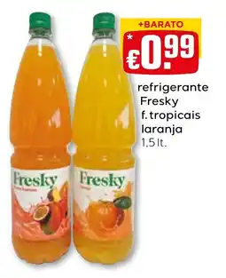 Bolama refrigerante Fresky f. tropicais laranja promoção