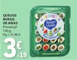 E.Leclerc Queijos burgo de arias provençal promoção