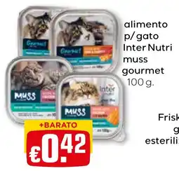 Bolama alimento p/gato Inter Nutri muss gourmet promoção