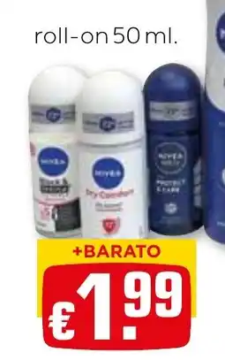 Bolama desodorizante Nivea women/men roll-on promoção