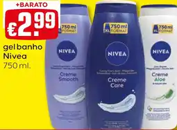 Bolama gel banho Nivea promoção