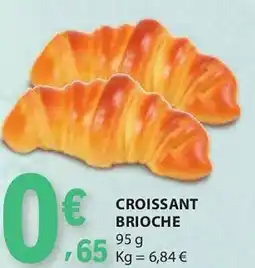 E.Leclerc Croissant brioche promoção