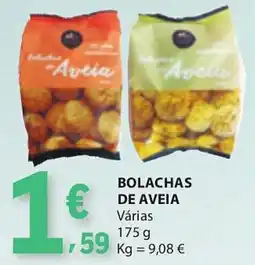 E.Leclerc Bolachas de aveia várias promoção