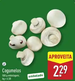 ALDI Cogumelos promoção