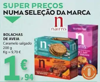 E.Leclerc Bolachas de aveia promoção