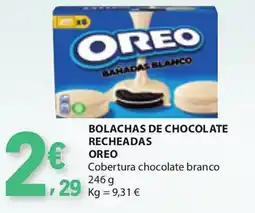E.Leclerc Bolachas de chocolate recheadas oreo promoção