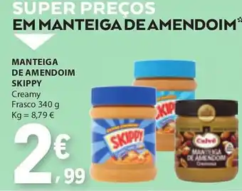 E.Leclerc Manteiga de amendoim skippy promoção