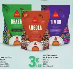 E.Leclerc Café torrado moído origens delta promoção