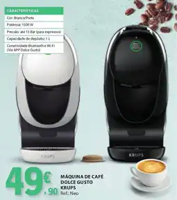 E.Leclerc Máquina de café dolce gusto krups promoção