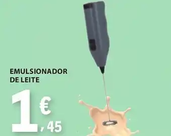 E.Leclerc Emulsionador de leite promoção