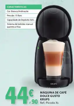 E.Leclerc Máquina de café dolce gusto krups promoção