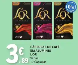 E.Leclerc Cápsulas de café em alumínio l'or promoção