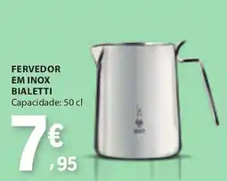 E.Leclerc Fervedor em inox bialetti promoção