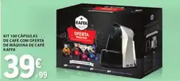 E.Leclerc Kit 100 cápsulas de café com oferta de máquina de café kaffa promoção