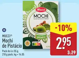 ALDI MUCCI Mochi de Pistácio promoção